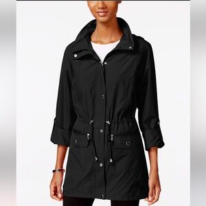 Style & Co Anorak Jacket with hood Black XS